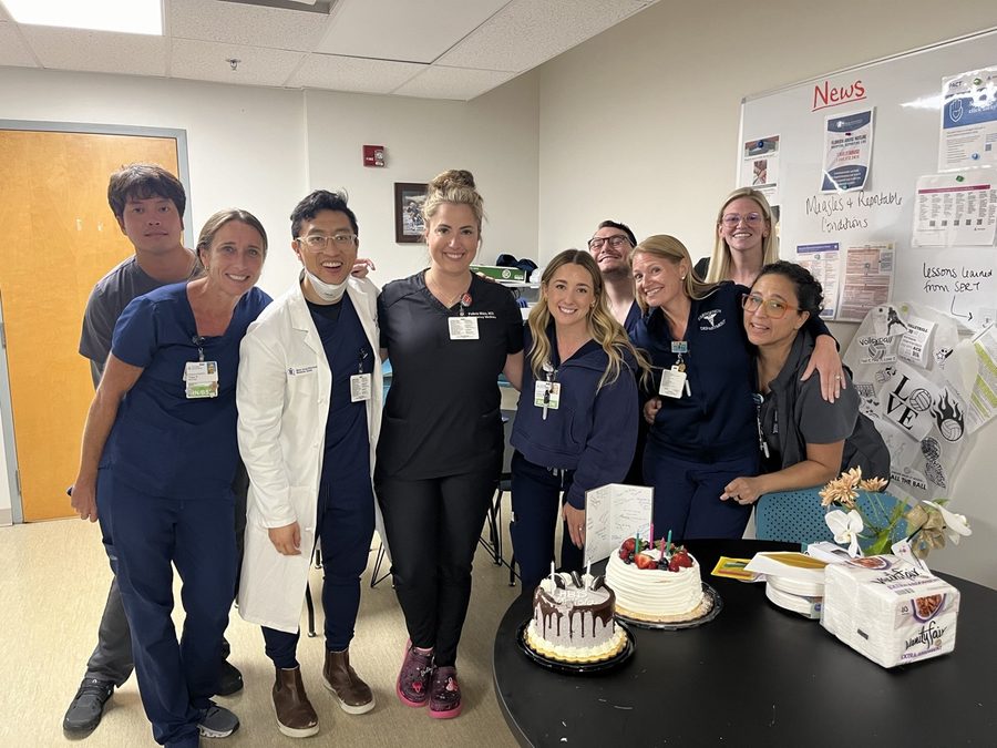 George with his emergency department team